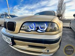 BMW 3 серии Е46 | Ретрофит фар, установка bi led