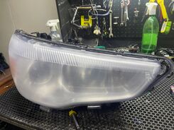 Mitsubishi ASX | Установка bi led линз, полировка