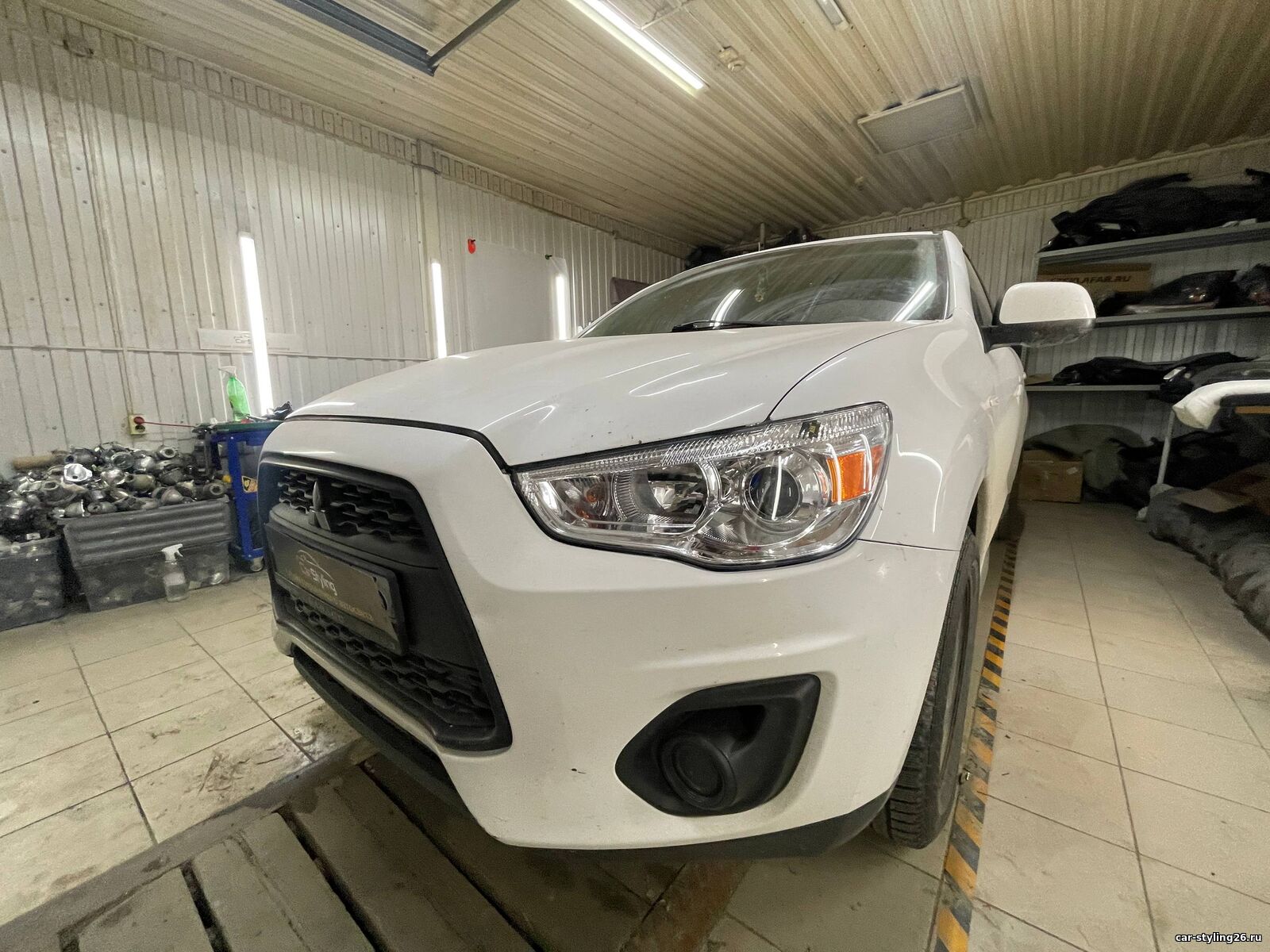 Mitsubishi ASX | Установка bi led линз