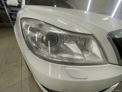 Skoda Octavia A5 с AFS| Установка bi led линз, полировка стекол,