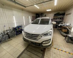 Hyundai SantaFe| Установка bi led линз
