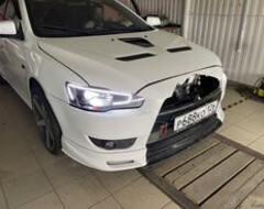Ретрофит ( Тюнинг) фар Mitsubishi Lancer X
