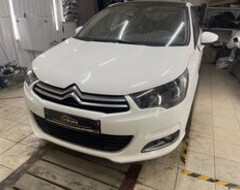 Citroen C4 Установка Bi Led линз
