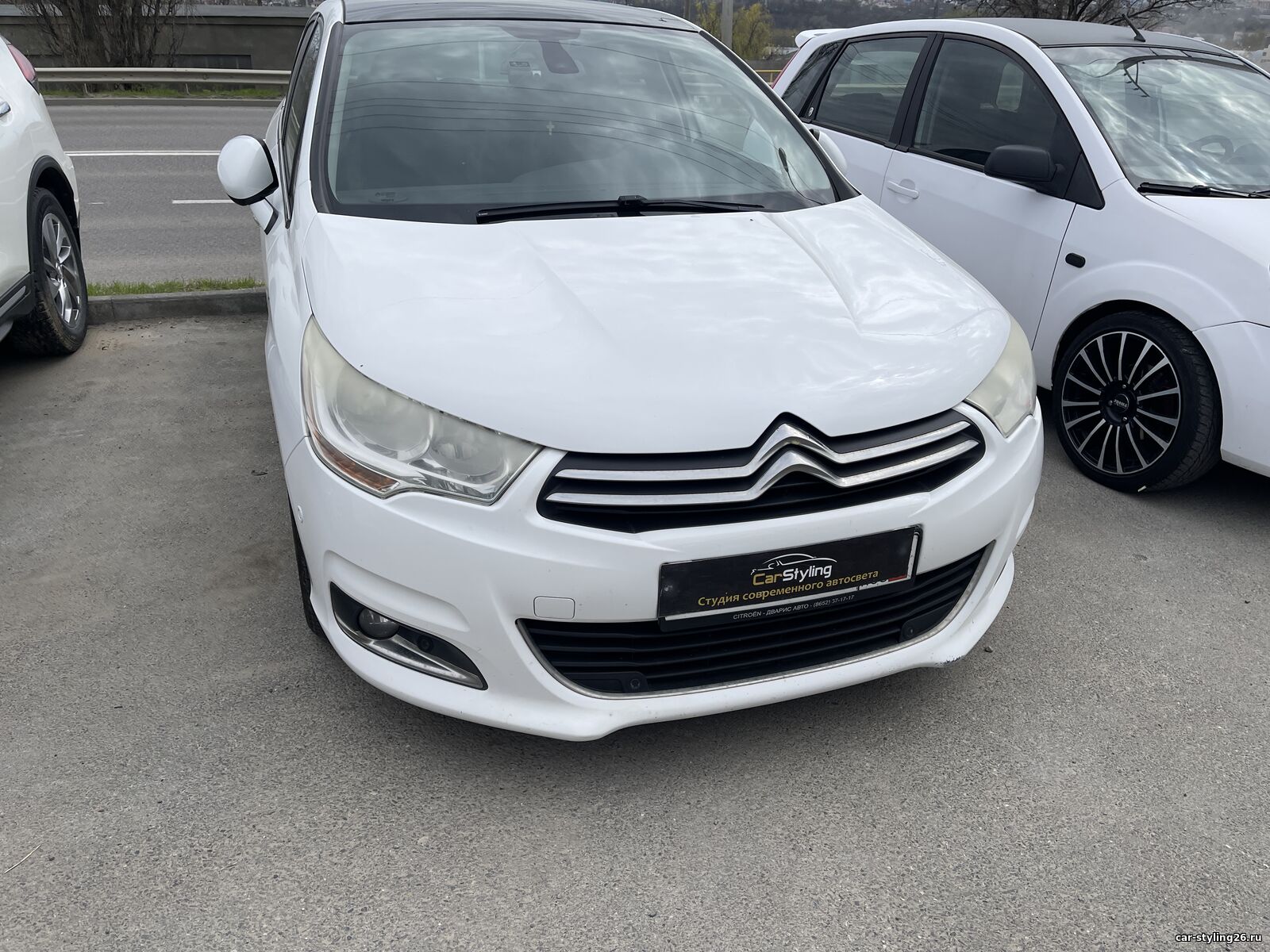 Citroen C4 Установка Bi Led линз