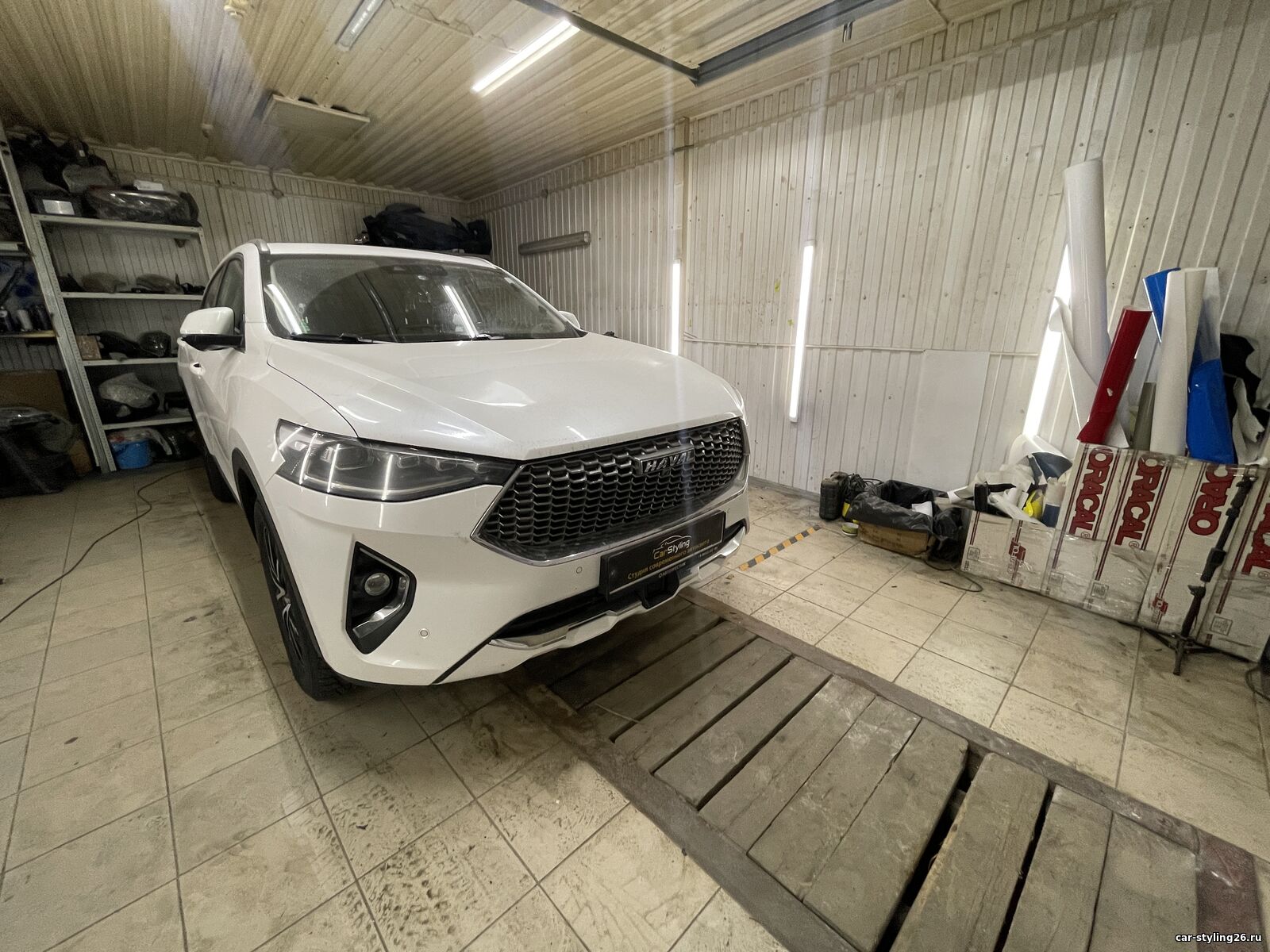 Haval F7X(1G) замена штатных Bi-led линз