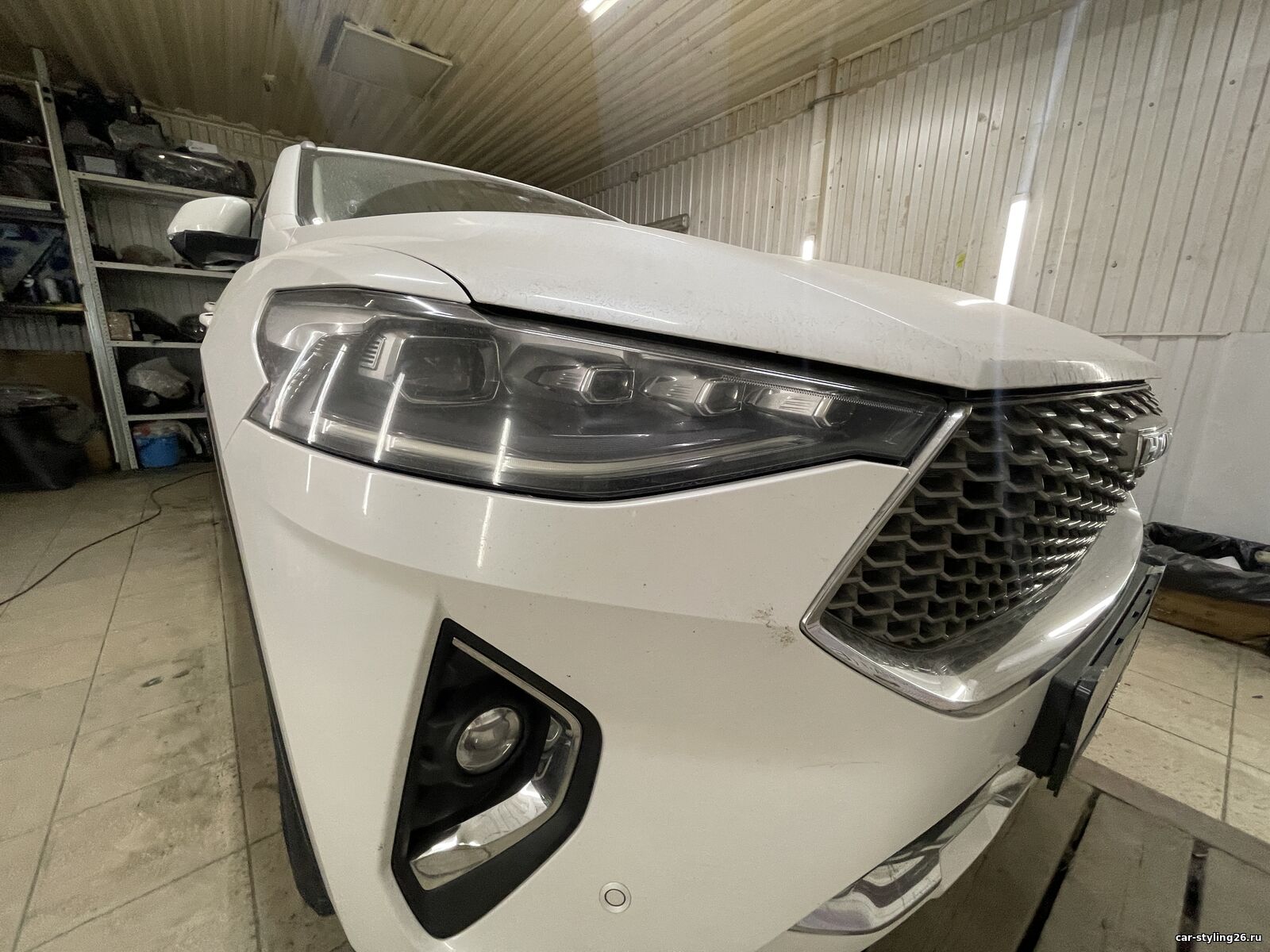 Haval F7X(1G) замена штатных Bi-led линз