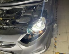 Hyundai Solaris 1 (2011) | Установка Bi led линз