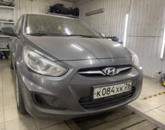 Hyundai Solaris 1 (2011) | Установка Bi led линз