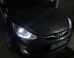 Hyundai Solaris 1 (2011) | Установка Bi led линз.